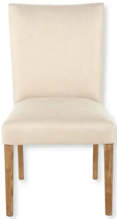 SASHA GREY WASHED/BISCUIT DINING CHAIR