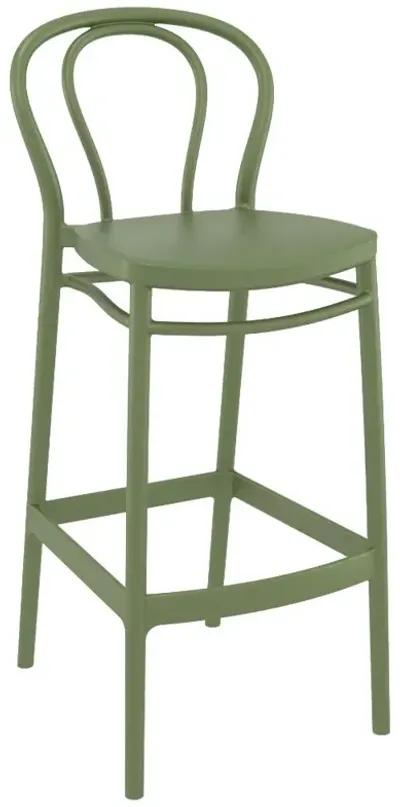 VICTOR BAR STOOL OLIVE GREEN