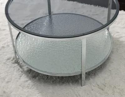 Steve Silver Frostine Round Cocktail Table