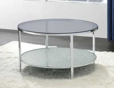 Steve Silver Frostine Round Cocktail Table