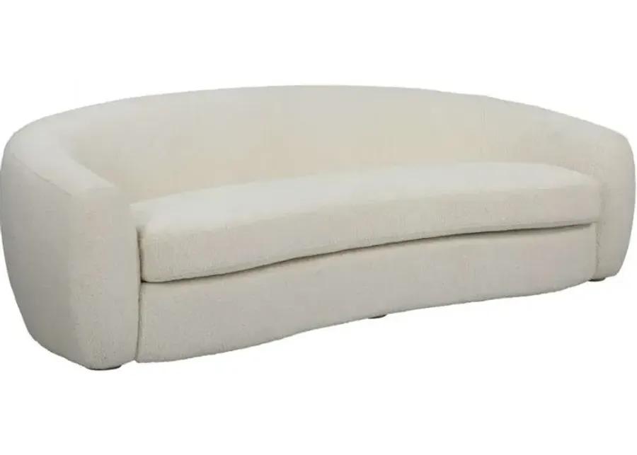 CAPRA OFF-WHITE BARREL SOFA