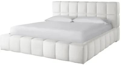 Universal Nomad Canberra Ivory King Colina Upholstered Bed