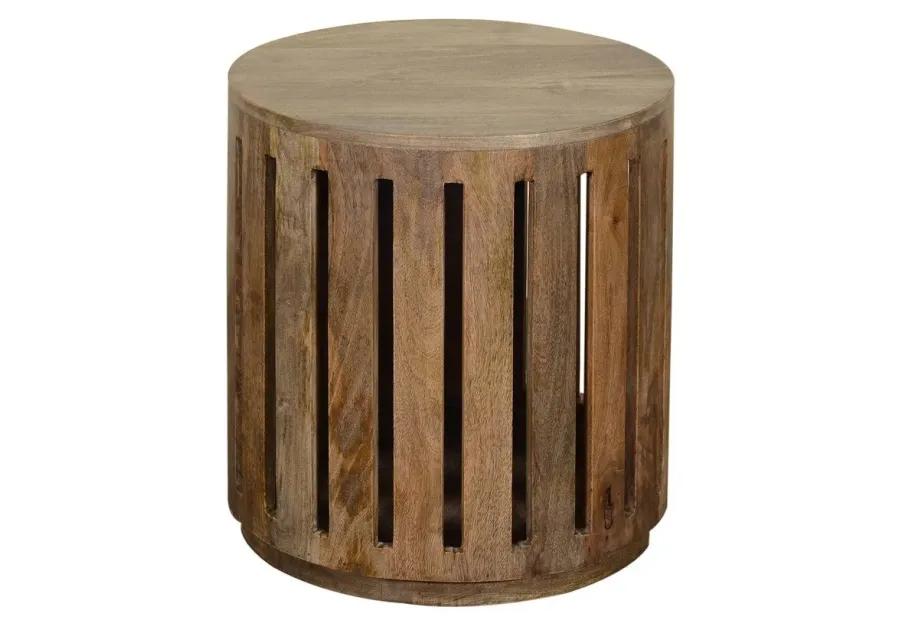 OSCAR BROWN ACCENT TABLE