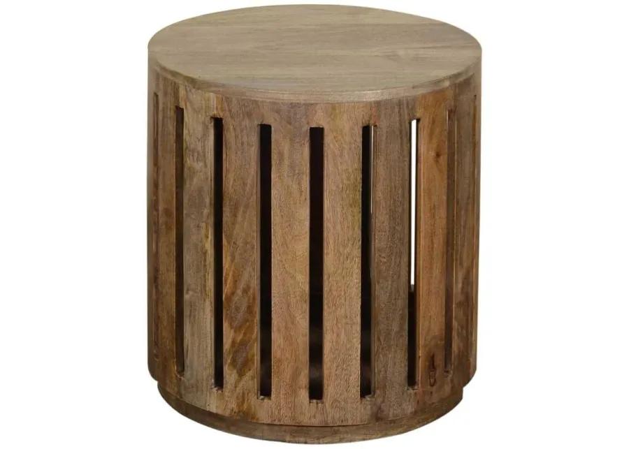 OSCAR BROWN ACCENT TABLE