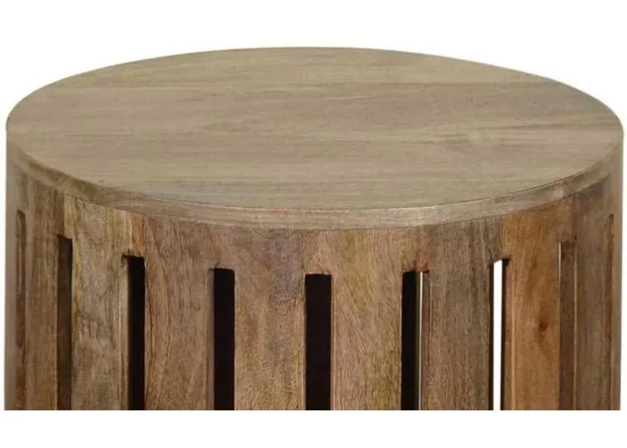 OSCAR BROWN ACCENT TABLE