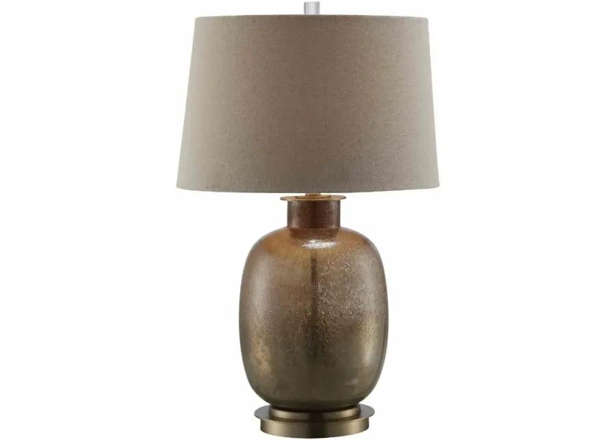 CHARLOTTE MASTIC BRONZE TABLE LAMP