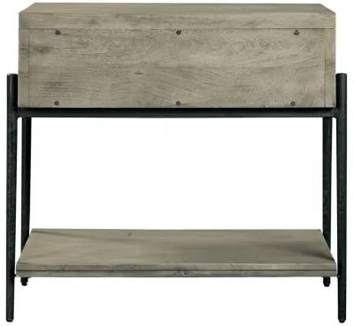 Hekman Single Drawer Night Stand Gray Bedford Park