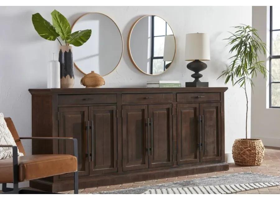 HERMOSA BROWN/DARK 95 INCH TV STAND CONSOLE