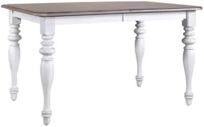 Ocean Isle 5-Piece Antique White Rectangular Casual Dining Table Set