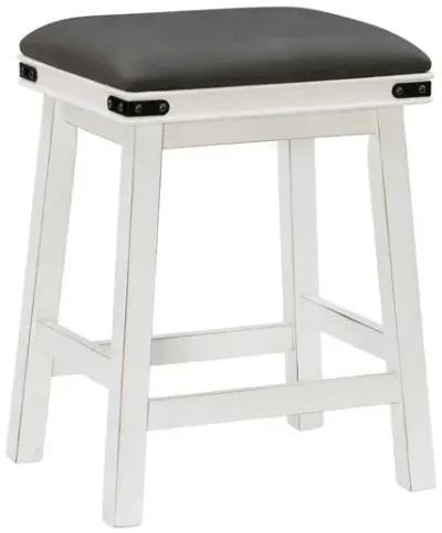 Powell Serrano Counter Stool White