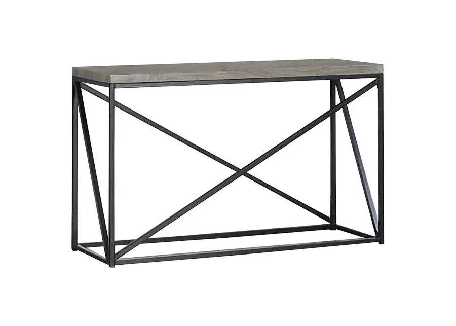 SOFA TABLE SONOMA GREY/BLACK