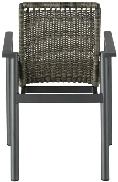 Universal Coastal Living Outdoor Panama Carbon/Gray Dining Chair