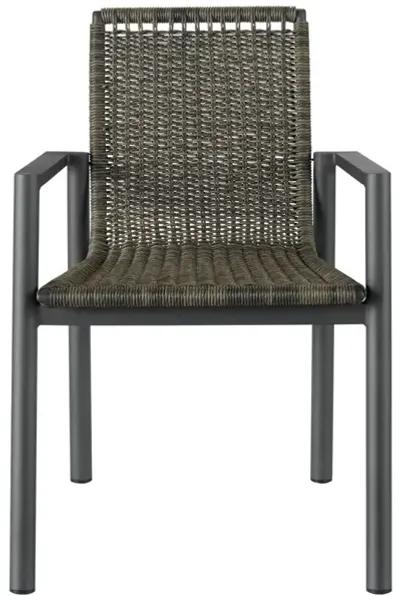 Universal Coastal Living Outdoor Panama Carbon/Gray Dining Chair