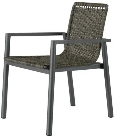 Universal Coastal Living Outdoor Panama Carbon/Gray Dining Chair