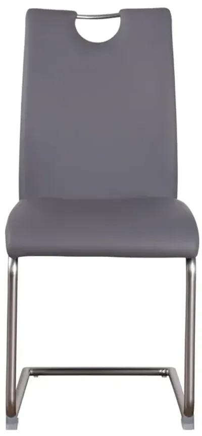 Chintaly Carina Grey Handle Back Cantilever Side Chair