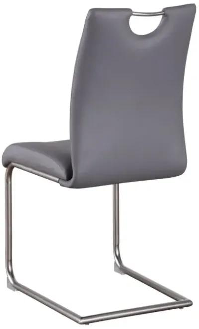 Chintaly Carina Grey Handle Back Cantilever Side Chair