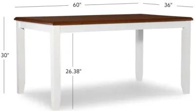 Powell Jane Brown Dining Table