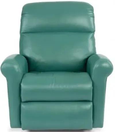 DAVIS MALACHITE ROCKING LEATHER MANUAL RECLINER