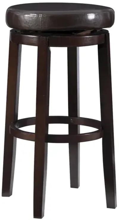 Linon 29 Inch Maya Brown Bar Stool