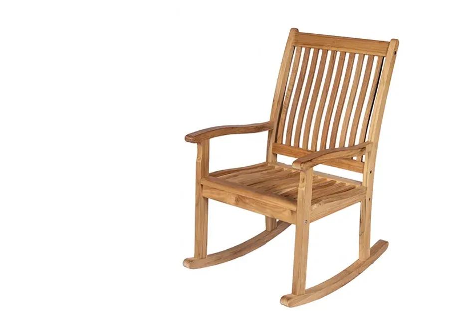 HIGH BACK COMFORT OUTDOOR ROCKING CHAIR