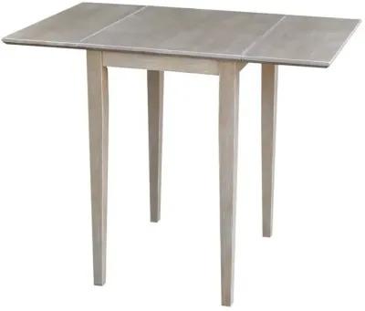 Dining Essentials Small Drop Leaf Table in Taupe Gray