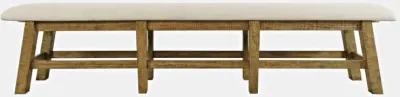 Jofran Telluride 85Inch Dining Bench Gold