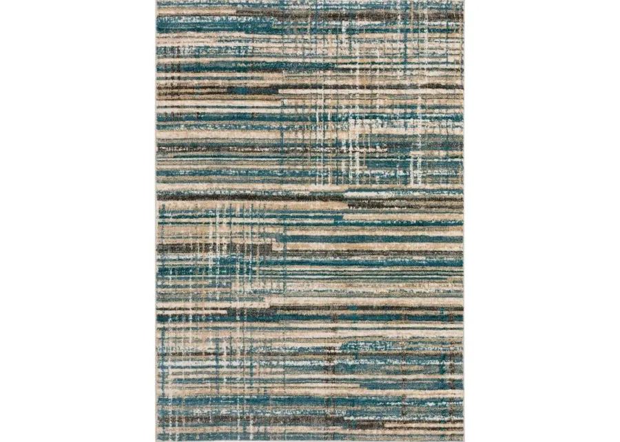 KARMA BLUE 5'X8' AREA RUG