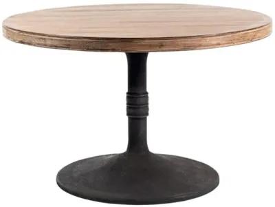 Nest Home Antique Natural/Iron Sadie 48 Inch Round Dining Table