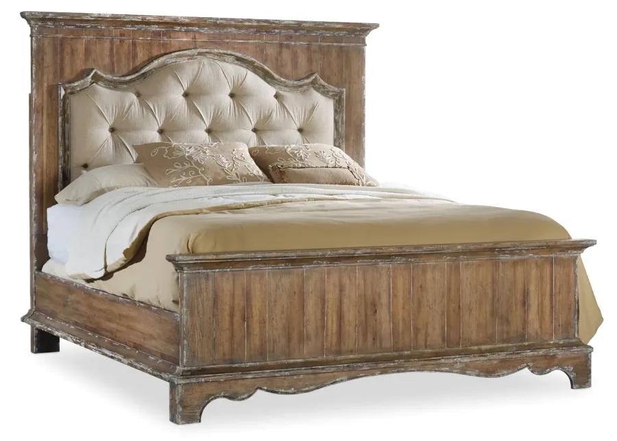 CHATELET CALIFORNIA KING UPHOLSTERED MANTLE PANEL BED