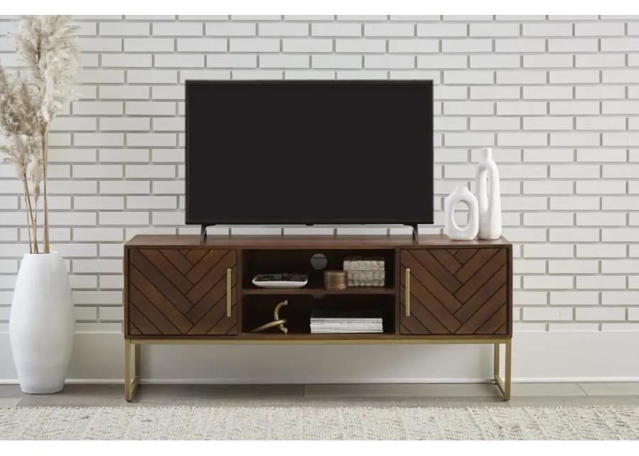 SAN MARINO TWO DOOR SOLID WOOD TV STAND