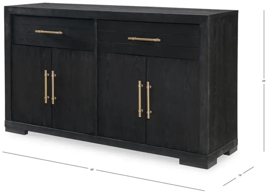 CREDENZA DARK OAK FINISH - WESTWOOD DARK