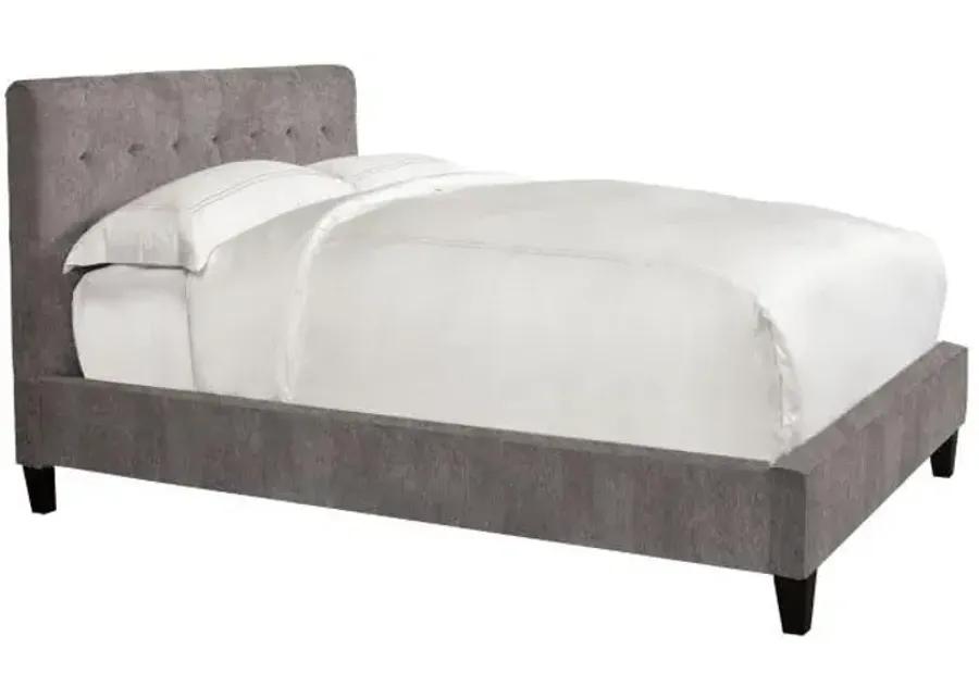 Jody Collection King Bed in Cornflower Grey Color