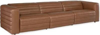 Hooker Furniture Chatelain 3-Piece Leather Power Sofa with Power Headrest