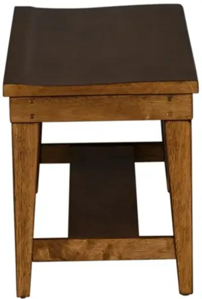 Liberty Furniture Hearthstone Rustic Oak Bench