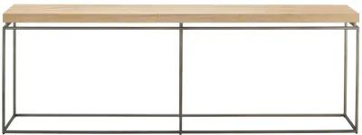 MODERN FARMHOUSE WATTS BEIGE/PEPPER CONSOLE TABLE