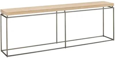 MODERN FARMHOUSE WATTS BEIGE/PEPPER CONSOLE TABLE