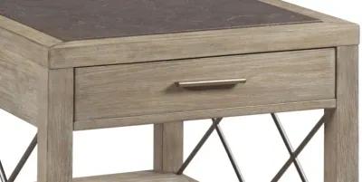 Hammary West End Bluestone Rectangular End Table