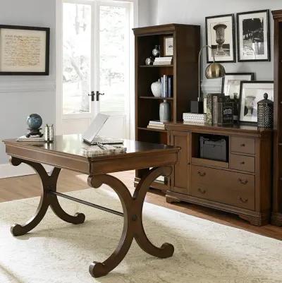 Liberty Furniture Brookview 2-Piece Rustic Cherry Desk Set