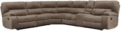 Parker House Chapman Collection 6-Piece Sectional in Kona Color