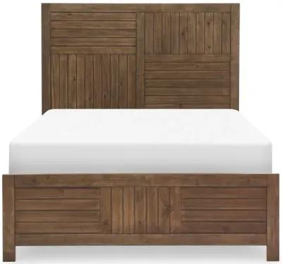 Legacy Classic Kids/Teens Summer Camp Panel Brown Finish Full Headboard