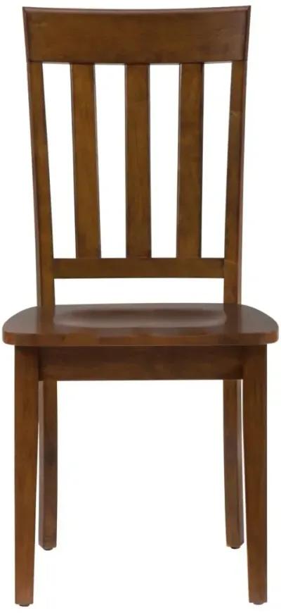 Jofran Simplicity Slatback Chair Caramel