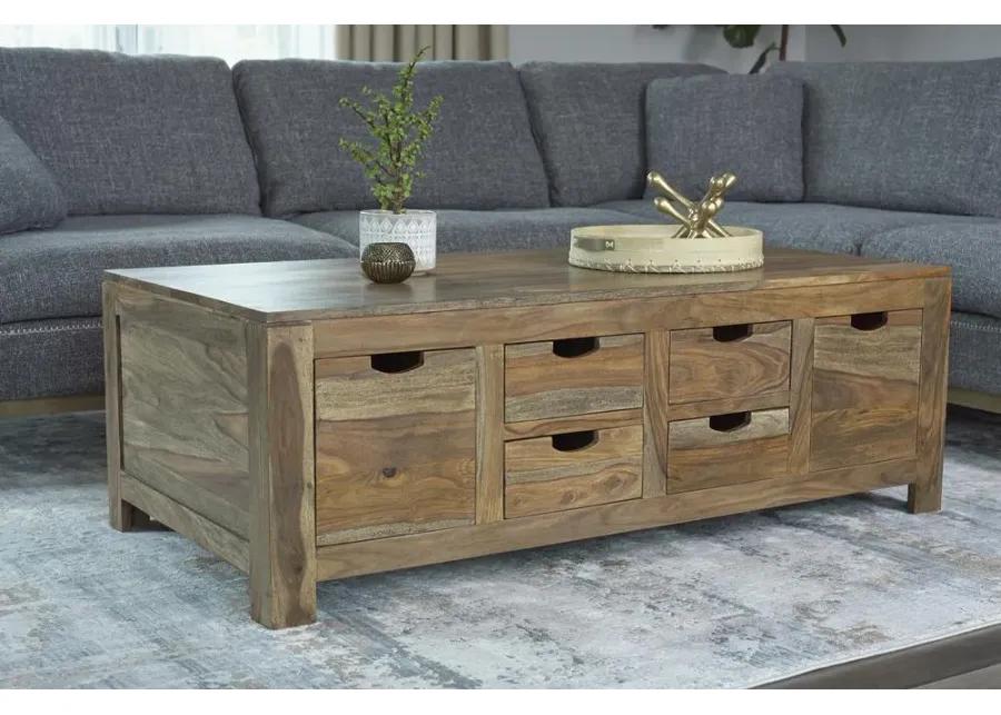 COFFEE TABLE NATURAL SHEESHAM