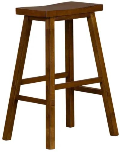 Liberty Furniture Creations Ii 30 Inch Tobacco Sawhorse Bar Stool