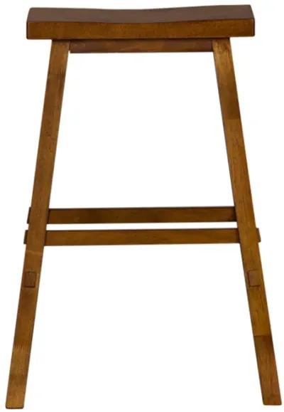 Liberty Furniture Creations Ii 30 Inch Tobacco Sawhorse Bar Stool