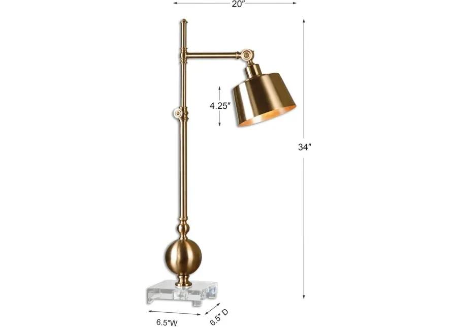 LATON BRUSHED BRASS TASK LAMP