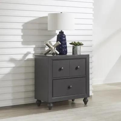 Liberty Furniture Cottage View Dark Gray Nightstand