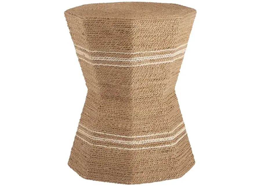 ESCAPE COASTAL LIVING HOME WRAPPED ABACA SIDE TABLE