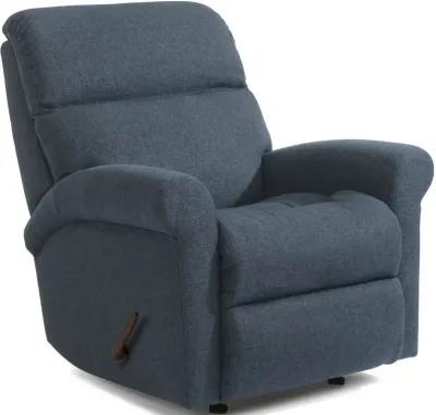 DAVIS BLUE MIDNIGHT ROCKING MANUAL RECLINER