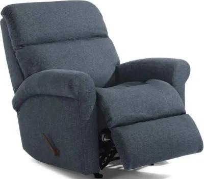 DAVIS BLUE MIDNIGHT ROCKING MANUAL RECLINER