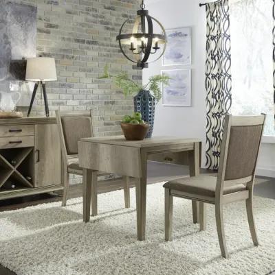 Liberty Furniture Drop Leaf Dining Table Set in Sandstone Sun Valley